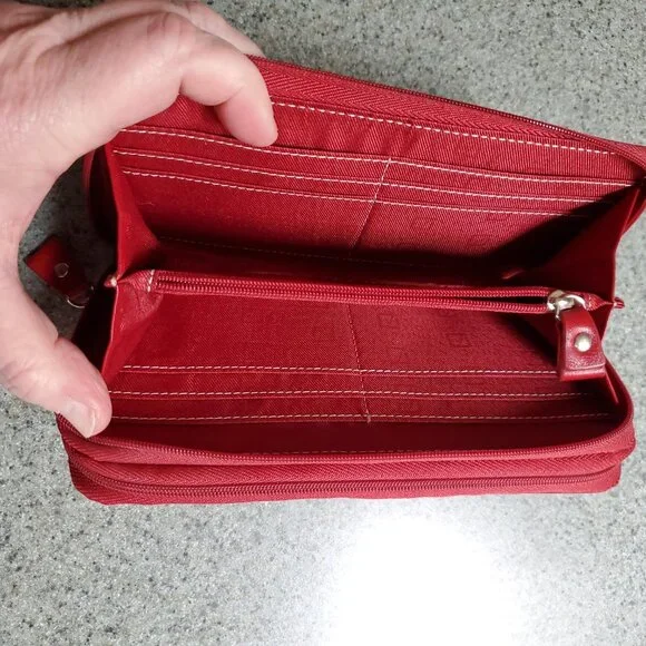 Leather Stone Mountain Ladies Wallet - Picture 4 of 6